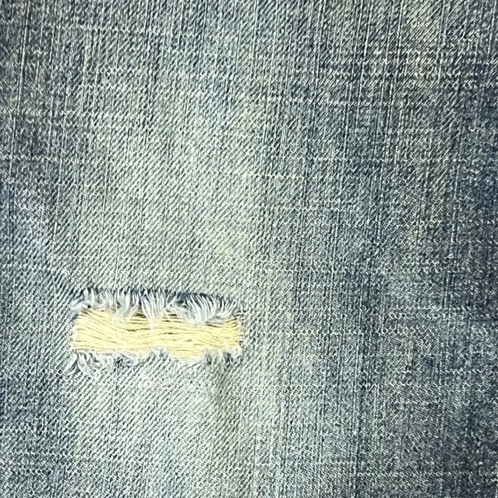 Gymboree Boot Cut Jeans Boys‎ Size 8 Dark Blue Denim Distressed Adjustable Waist